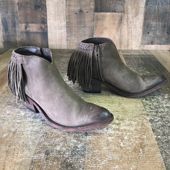 Old Gringo OG Side Zip Tassel Ankle Boots Booties Womens 7 B - Picture 12 of 12